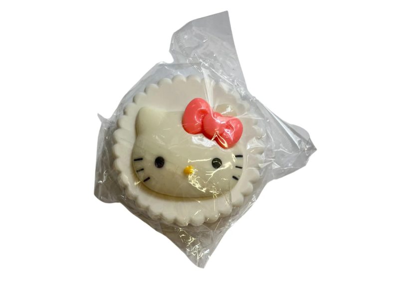 Hello Kitty-figur til opbevaring af kontaktlinser, farve: hvid