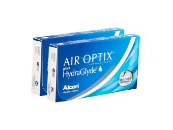 Air Optix plus HydraGlyde (12 linser)