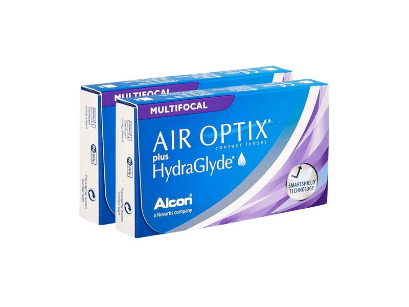 Air Optix plus HydraGlyde Multifocal (12 linser)