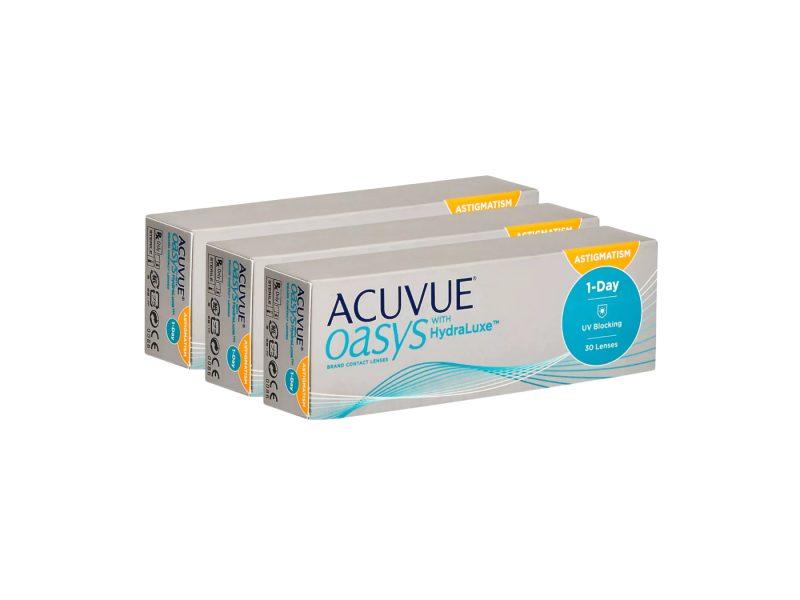 Acuvue Oasys 1-Day For Astigmatism With Hydraluxe (90 linser)