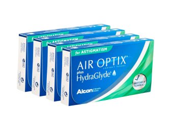 Air Optix plus HydraGlyde for Astigmatism (24 linser)