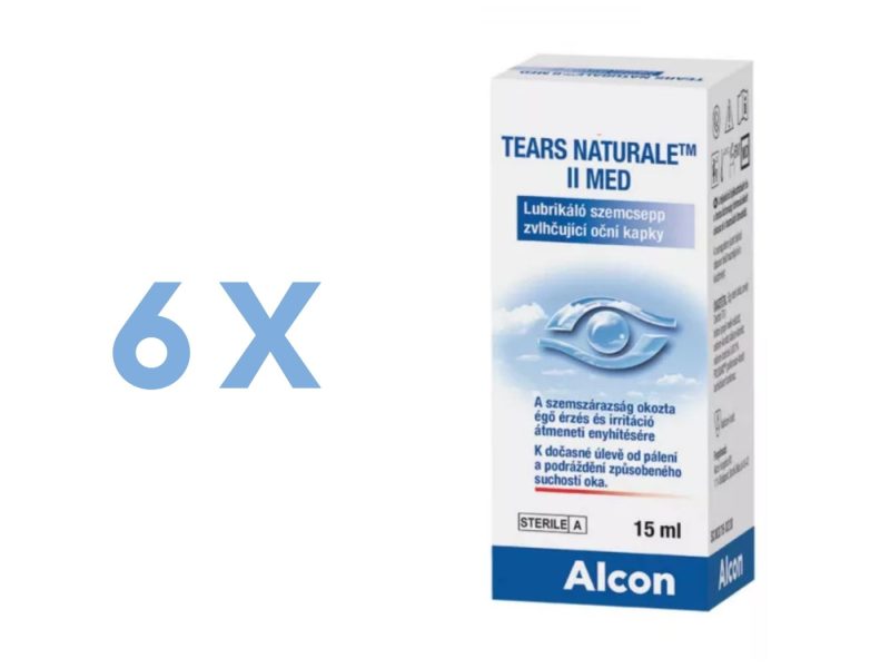 Tears Naturale II Med (6 x 15 ml)