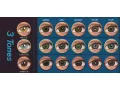 ColourVUE 3 Tones Blue (2 linser)
