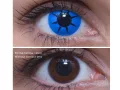 ColourVUE Crazy Blue Star (2 linser) - uden dioptri