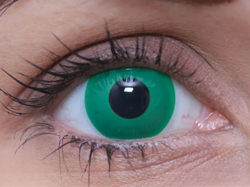 ColourVUE Crazy Emerald Green (2 linser) - uden dioptri