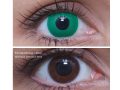 ColourVUE Crazy Emerald Green (2 linser) - uden dioptri