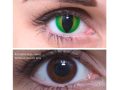ColourVUE Crazy Green Dragon (2 linser) - uden dioptri