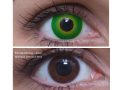 ColourVUE Crazy Hulk Green (2 linser) - uden dioptri