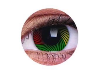 ColourVUE Crazy Rasta (2 linser) - uden dioptri