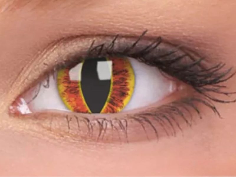 ColourVUE Crazy Sauron's Eye (2 linser) - uden dioptri