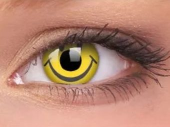 ColourVUE Crazy Smiley (2 linser) - uden dioptri