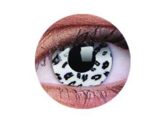ColourVUE Crazy White Leopard (2 linser) - uden dioptri