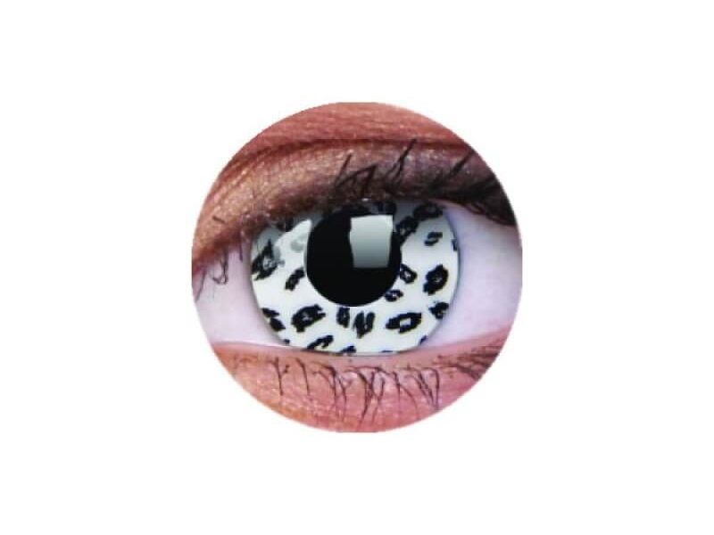 ColourVUE Crazy White Leopard (2 linser) - uden dioptri