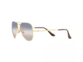 Ray-Ban Aviator Metal Ii Solbriller RB 3689 001/GD