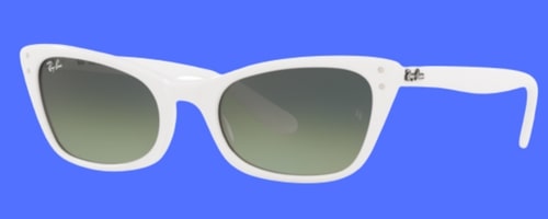 Ray-Ban hvide solbriller